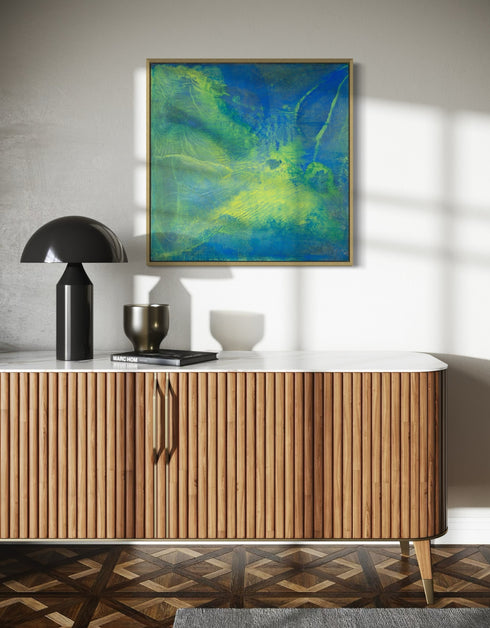 Green Machine | Framed Giclee Print on Canvas